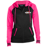 BA Ladies' Embroidered Moisture Wick Full-Zip Hooded Jacket