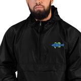 BA Embroidered Teal/Green Swimlogo Packable Jacket Champion