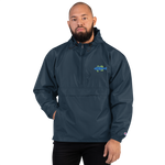 BA Embroidered Teal/Green Swimlogo Packable Jacket Champion