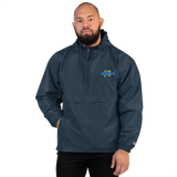 BA Embroidered Teal/Green Swimlogo Packable Jacket Champion
