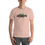 Bass Anonymous Jesus "The first fish finder" Black w green logo