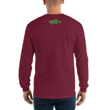 Bass Anonymous Got Bass Grunge  Gold/Navy/Red Long Sleeve Shirt w logo on back