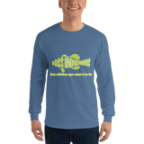 Bass Anonymous Men’s Long Sleeve Shirt Swimlogo w slogan