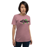 Bass Anonymous Green Grunge Swim Logo Women's Short-Sleeve T-Shirt