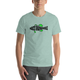 Bass Anonymous Jesus "The first fish finder" Black w green logo