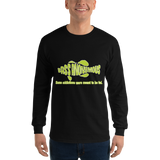 Bass Anonymous Men’s Long Sleeve Shirt Swimlogo w slogan