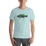 Bass Anonymous Jesus "The first fish finder" Black w green logo