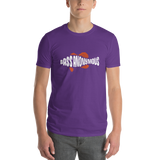 Men's BA Grunge White/Red SwimLogo Short-Sleeve T-Shirt