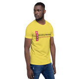 Bass Anonymous Short-Sleeve Unisex T-Shirt Block Left Red/Black