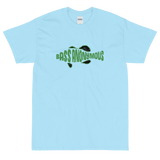 BassAnonymous Short Sleeve T-Shirt Green/Black Fins Grunge Style