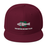Bass Anonymous Snapback Hat with SwimLogo and Slogan