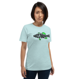 Bass Anonymous Green Grunge Swim Logo Women's Short-Sleeve T-Shirt