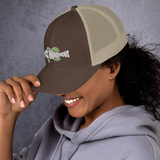 Trucker Cap Bass Anonymous Swimlogo white/green