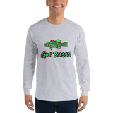 Bass Anonymous Got Bass Grunge  Gold/Navy/Red Long Sleeve Shirt w logo on back