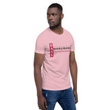 Bass Anonymous Short-Sleeve Unisex T-Shirt Block Left Red/Black