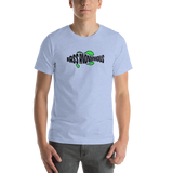 Bass Anonymous Grunge T-shirt Black/Green Short-Sleeve Unisex T-Shirt