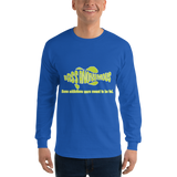 Bass Anonymous Men’s Long Sleeve Shirt Swimlogo w slogan