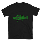 Bass Anonymous Grunge Swim Logo Green/Black Short-Sleeve T-Shirt