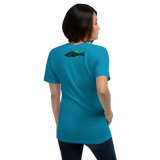 Bass Anonymous Green Grunge Swim Logo Women's Short-Sleeve T-Shirt