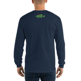 Bass Anonymous Got Bass Grunge  Gold/Navy/Red Long Sleeve Shirt w logo on back