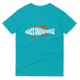 Men's BA Grunge White/Red SwimLogo Short-Sleeve T-Shirt