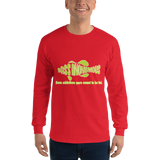 Bass Anonymous Men’s Long Sleeve Shirt Swimlogo w slogan