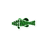 Bass Anonymous Green/Black Fill Swim Logo Sticker