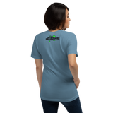 Bass Anonymous Green Grunge Swim Logo Women's Short-Sleeve T-Shirt