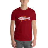 Men's BA Grunge White/Red SwimLogo Short-Sleeve T-Shirt