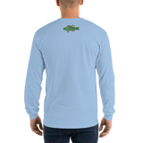 Bass Anonymous Got Bass Grunge  Gold/Navy/Red Long Sleeve Shirt w logo on back