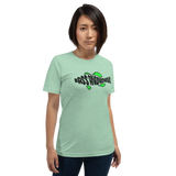 Bass Anonymous Green Grunge Swim Logo Women's Short-Sleeve T-Shirt