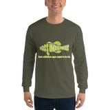 Bass Anonymous Men’s Long Sleeve Shirt Swimlogo w slogan