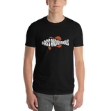 Men's BA Grunge White/Red SwimLogo Short-Sleeve T-Shirt