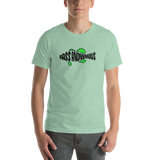 Bass Anonymous Jesus "The first fish finder" Black w green logo