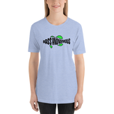 Bass Anonymous Jesus "The first fish finder" Black w green logo