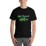 Bass Anonymous Got Bass Grunge Gold/Navy/Red Short Sleeve T-Shirt