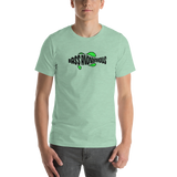 Bass Anonymous Grunge T-shirt Black/Green Short-Sleeve Unisex T-Shirt