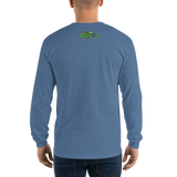 Bass Anonymous Got Bass Grunge  Gold/Navy/Red Long Sleeve Shirt w logo on back