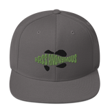 Bass Anonymous Snapback Hat Swim Logo Kiwi/Black