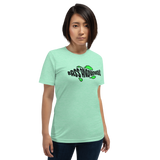 Bass Anonymous Green Grunge Swim Logo Women's Short-Sleeve T-Shirt