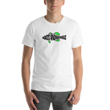 Bass Anonymous Grunge T-shirt Black/Green Short-Sleeve Unisex T-Shirt
