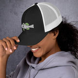 Trucker Cap Bass Anonymous Swimlogo white/green