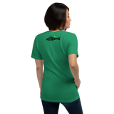 Bass Anonymous Green Grunge Swim Logo Women's Short-Sleeve T-Shirt