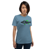 Bass Anonymous Green Grunge Swim Logo Women's Short-Sleeve T-Shirt