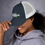 Trucker Cap Bass Anonymous Swimlogo white/green