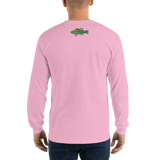 Bass Anonymous Got Bass Grunge  Gold/Navy/Red Long Sleeve Shirt w logo on back