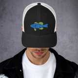 BA Teal/Kiwi Swimlogo 3DTrucker Cap