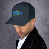 BA Teal/Kiwi Swimlogo 3DTrucker Cap