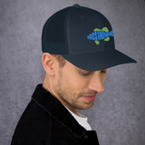BA Teal/Kiwi Swimlogo 3DTrucker Cap