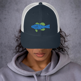 BA Teal/Kiwi Swimlogo 3DTrucker Cap